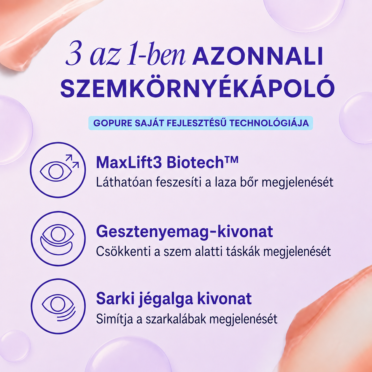 Instant Ránctalanító Gél